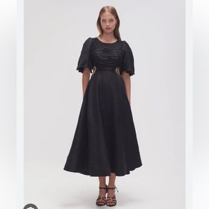 Aje Monica chain detailed midi dress